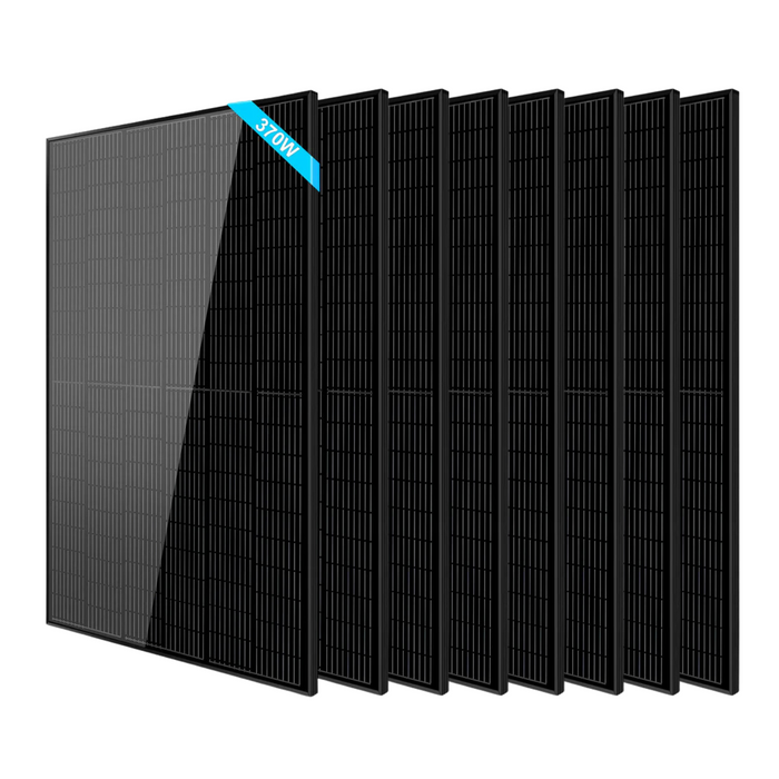 SunGoldPower 370W Monocrystalline Black PERC Solar Panel