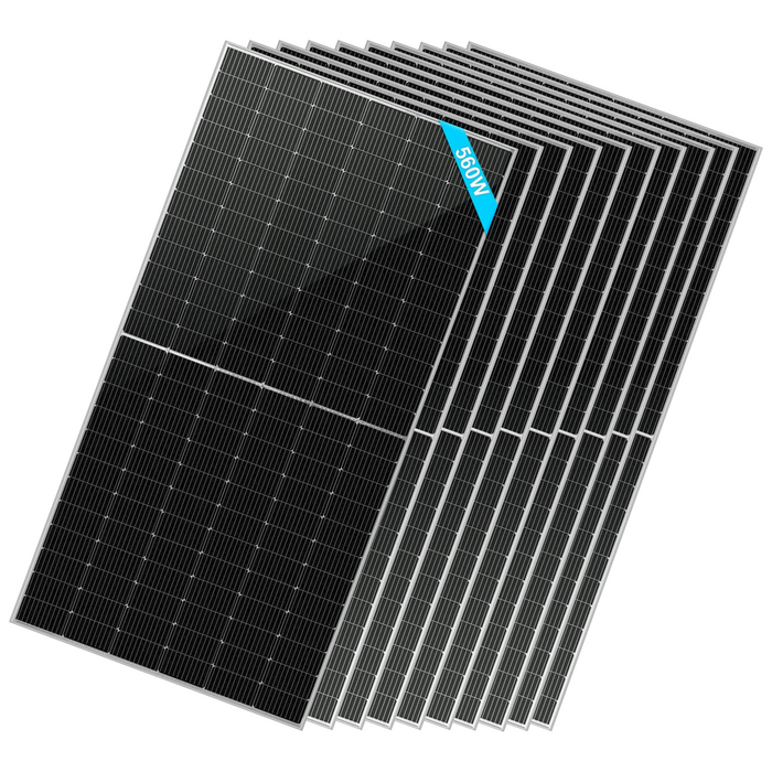 SunGoldPower 560W Bifacial PERC Monocrystalline Solar Panel