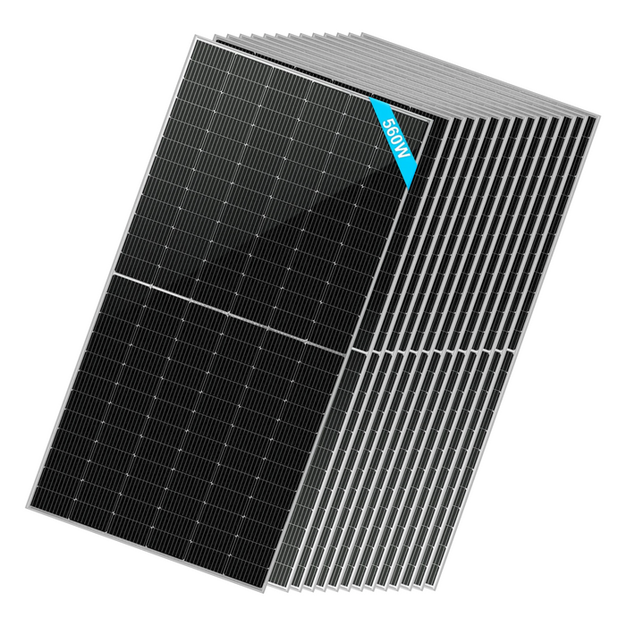 SunGoldPower 560W Bifacial PERC Monocrystalline Solar Panel