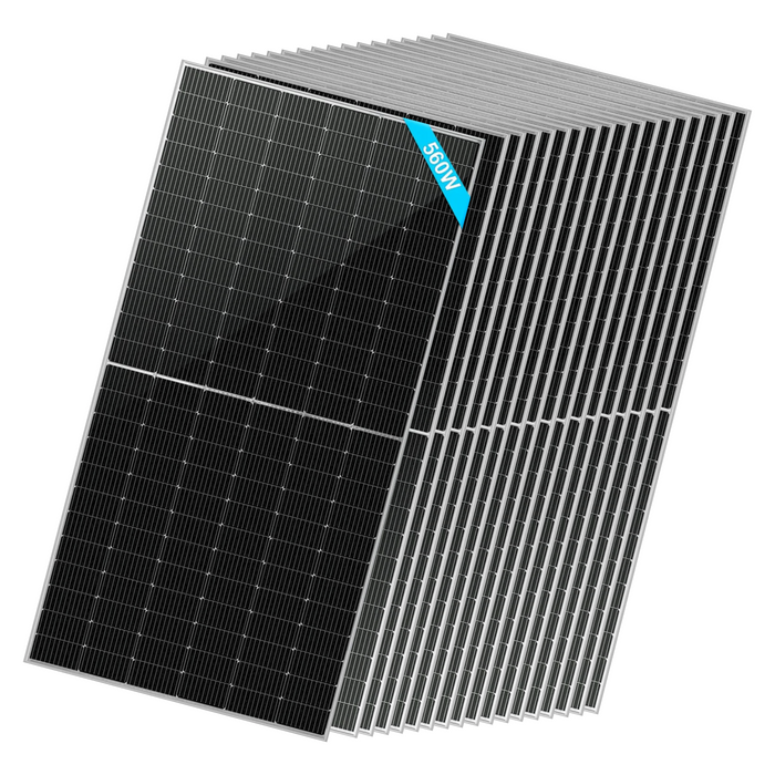 SunGoldPower 560W Bifacial PERC Monocrystalline Solar Panel