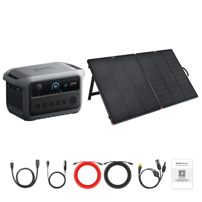 Anker SOLIX C2000 Gen 2 + Custom Solar Panels Kits