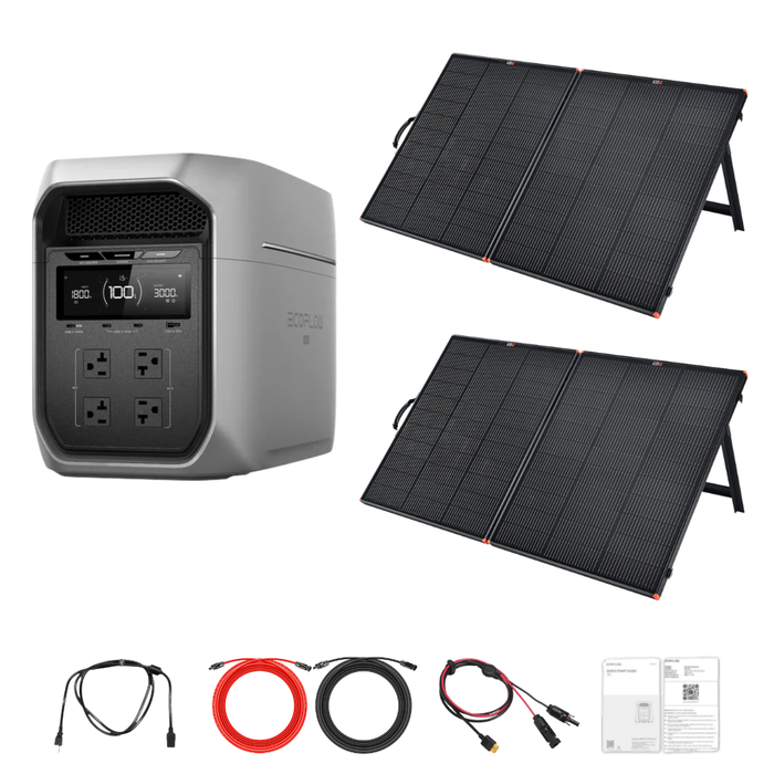 Ecoflow DELTA 3 Max Plus + Custom Solar Panels Kits
