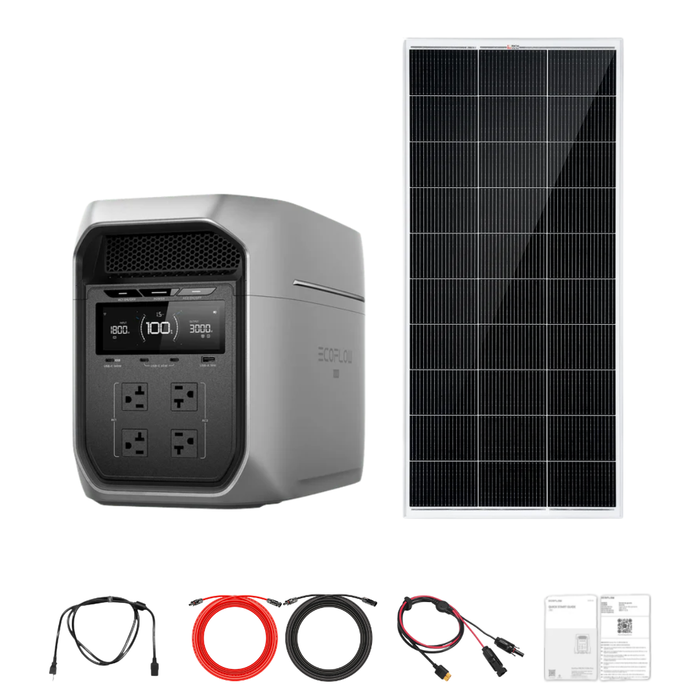 Ecoflow DELTA 3 Max Plus + Custom Solar Panels Kits