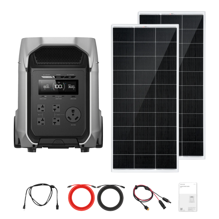 EcoFlow DELTA 3 Ultra Plus + Custom Solar Panels Kits
