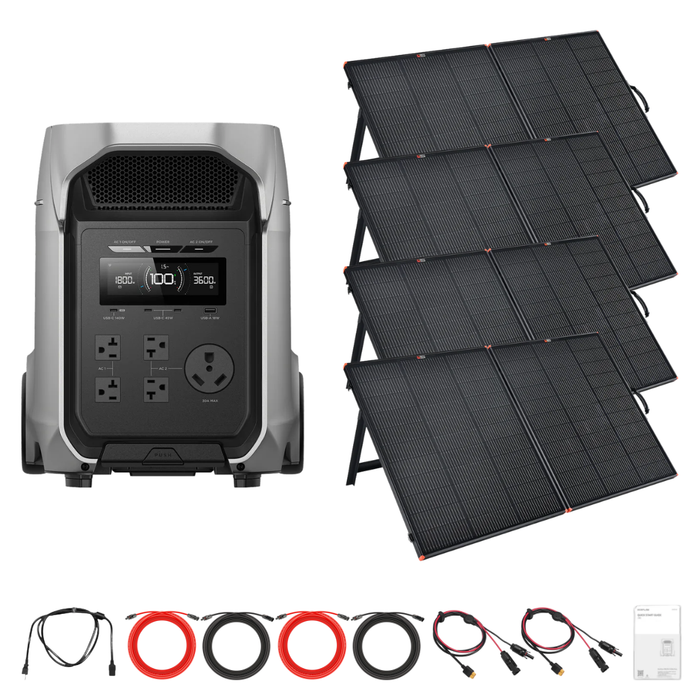 EcoFlow DELTA 3 Ultra Plus + Custom Solar Panels Kits