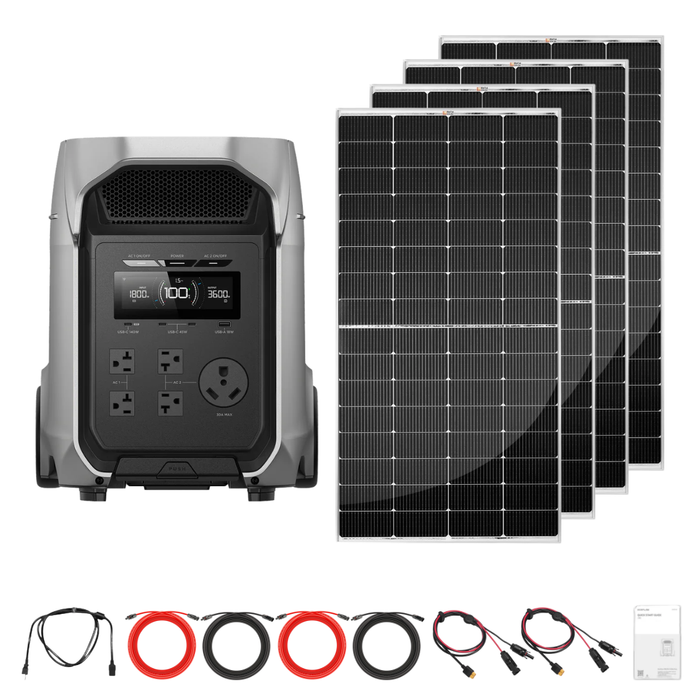 EcoFlow DELTA 3 Ultra Plus + Custom Solar Panels Kits