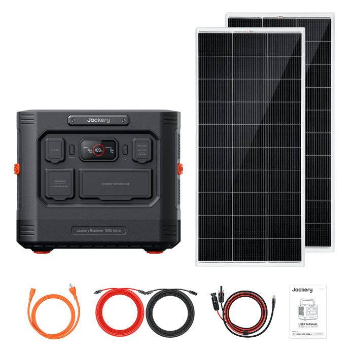 Jackery Explorer 1500 Ultra + Custom Solar Panels Kits - Off Grid Stores