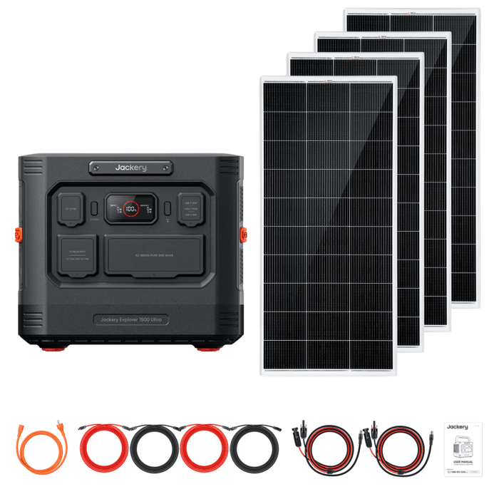 Jackery Explorer 1500 Ultra + Custom Solar Panels Kits - Off Grid Stores