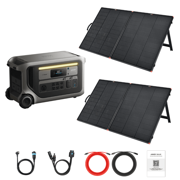 Anker SOLIX F3000 + Custom Solar Panels Kits - Off Grid Stores