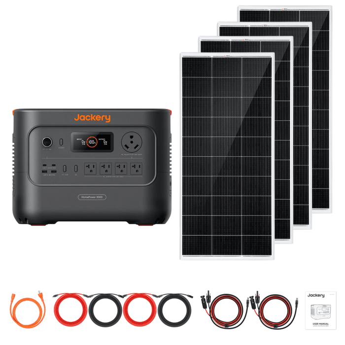 Jackery HomePower 3000 + Custom Solar Panels Kits - Off Grid Stores