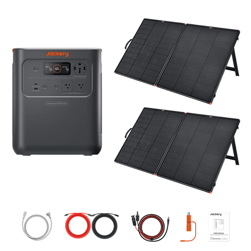 Jackery HomePower 3600 Pro Max Portable Power Station + Custom Solar Panel Bundle Option - Off Grid Stores