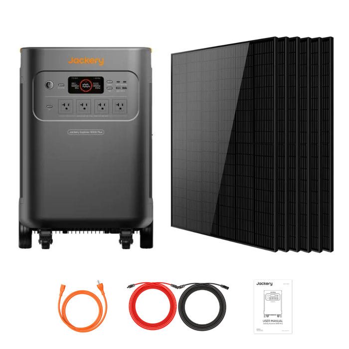 Jackery Explorer 5000 Plus + Extra Batteries + 415W Solar Panels