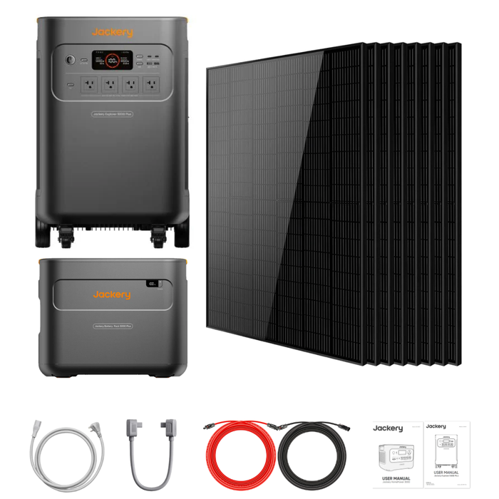 Jackery Explorer 5000 Plus + Extra Batteries + 415W Solar Panels