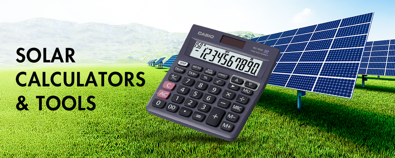 Solar Data Tools Solar Calculators & Tools — Off Grid Stores