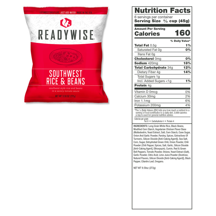 ReadyWise 2160 Serving Package of Long Term Emergency Food Supply