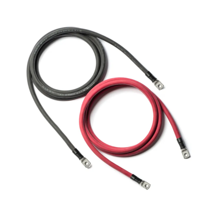 Spartan Power 4 AWG Red And Black Pure Copper Terminated Welding Inverter Battery Cables