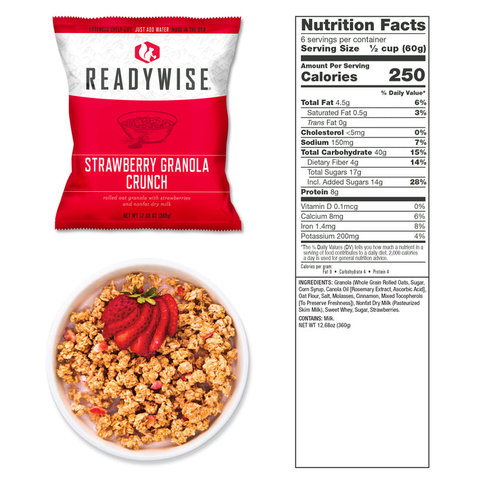 ReadyWise 240 Serving Package of Long Term Emergency Food Supply