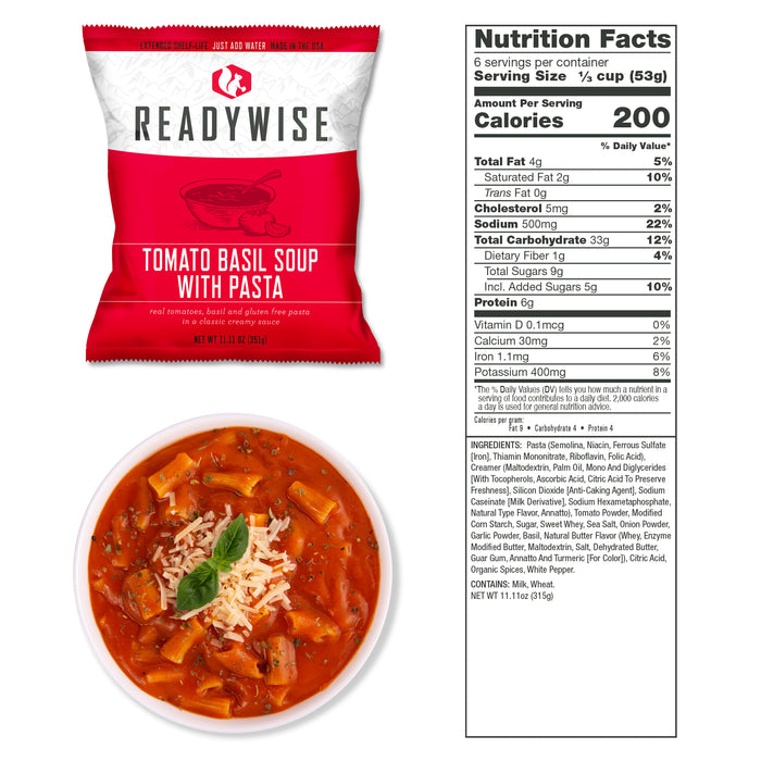 ReadyWise 720 Servings Emergency Survival Food Storage