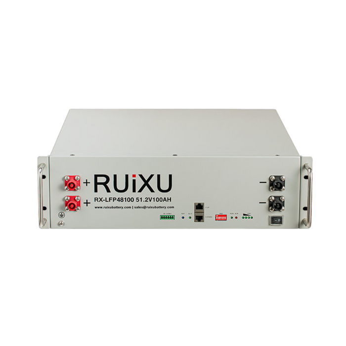 RUiXU RX-LFP48100 51.2V 100Ah Rack Mounted LiFePO4 Battery