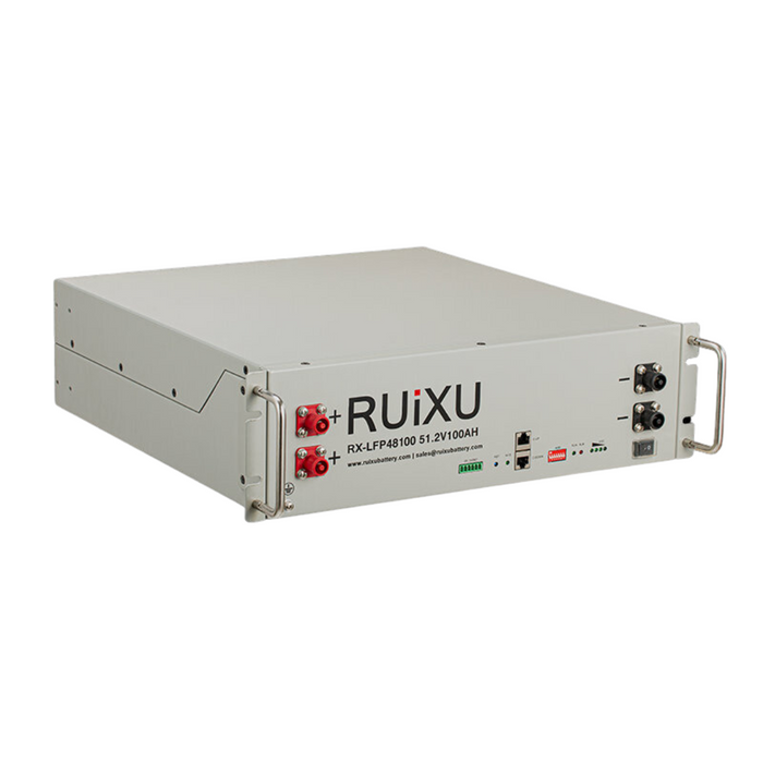 RUiXU RX-LFP48100 51.2V 100Ah Rack Mounted LiFePO4 Battery