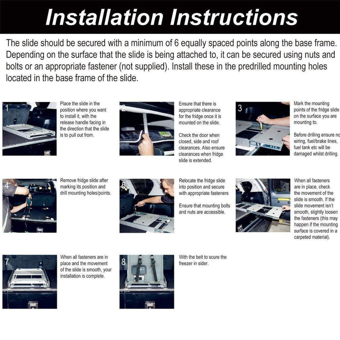 ICECO JPPro/VL45/APL35/VL35Pro/VL45Pro Fridge Slide Mount