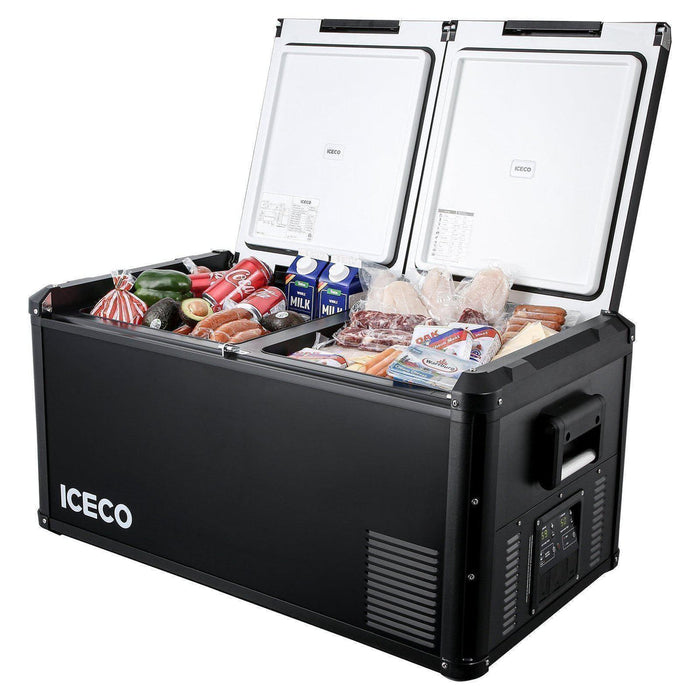 ICECO VL90ProD 90L Dual Zone RV 12V Fridge Plug in Cooler