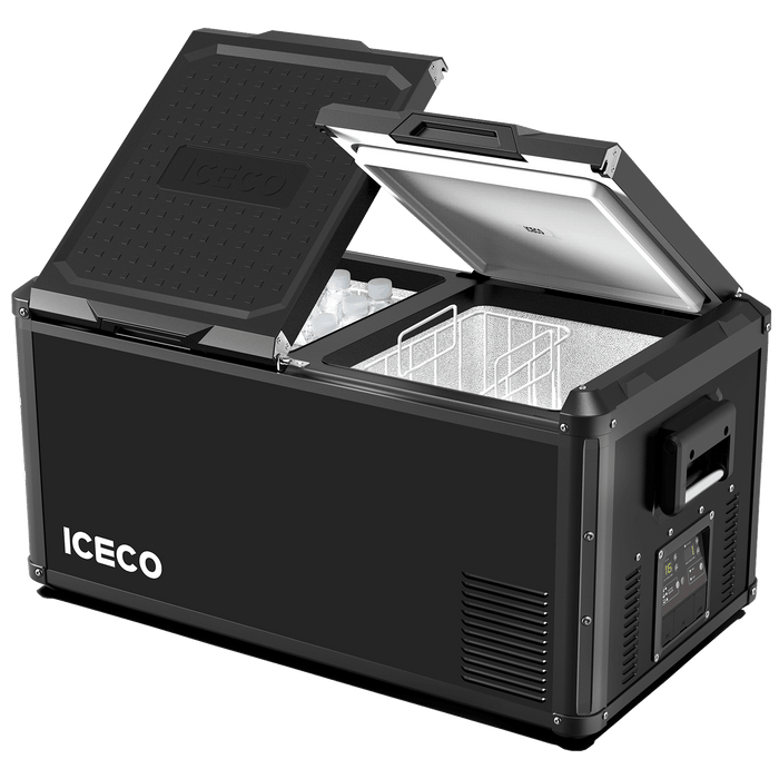 ICECO VL90ProD 90L Dual Zone RV 12V Fridge Plug in Cooler