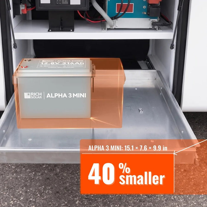 Rich Solar Alpha 3 12V 300Ah Lithium Iron Phosphate Battery - Off Grid Stores