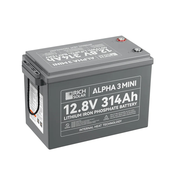 Rich Solar Alpha 3 12V 300Ah Lithium Iron Phosphate Battery - Off Grid Stores