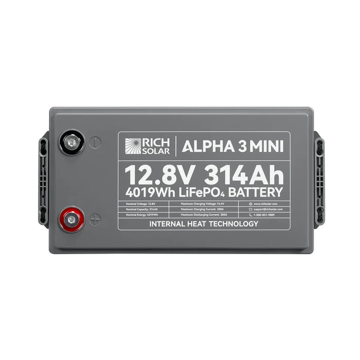 Rich Solar Alpha 3 12V 300Ah Lithium Iron Phosphate Battery - Off Grid Stores