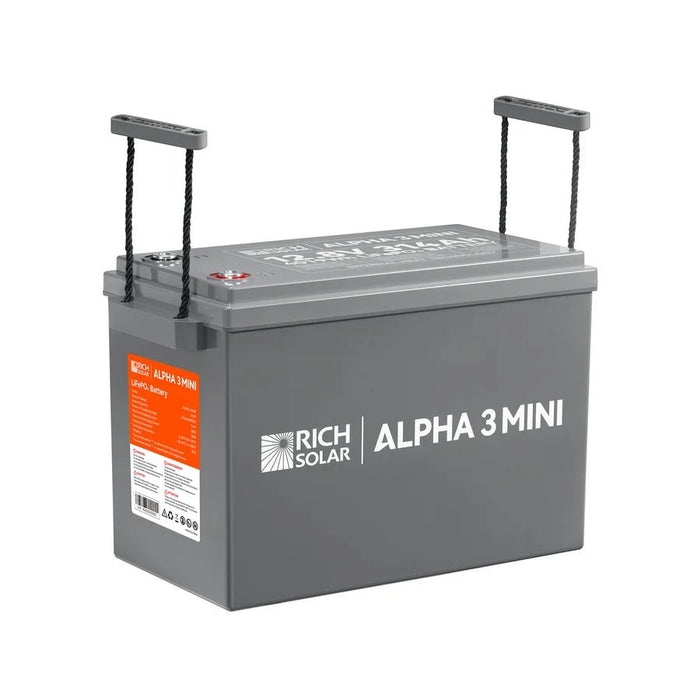 Rich Solar Alpha 3 12V 300Ah Lithium Iron Phosphate Battery - Off Grid Stores
