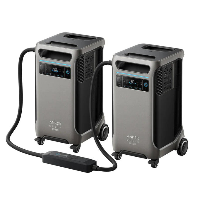Anker SOLIX 2 x F3800 Plus Portable Power Station + Double Power Hub - Off Grid Stores