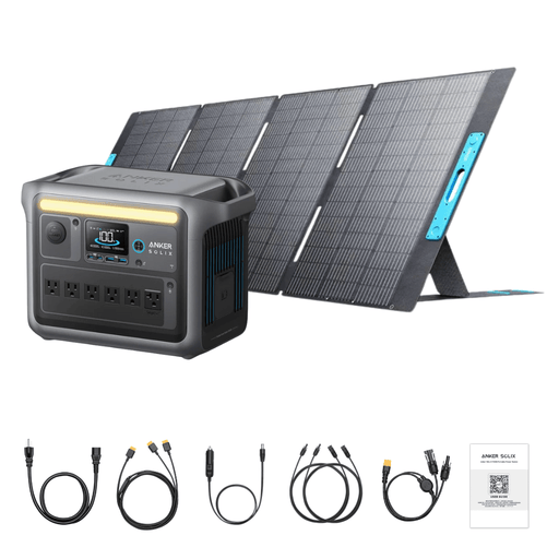 Anker SOLIX C1000X Solar Generator + 400W Solar Panel - Off Grid Stores