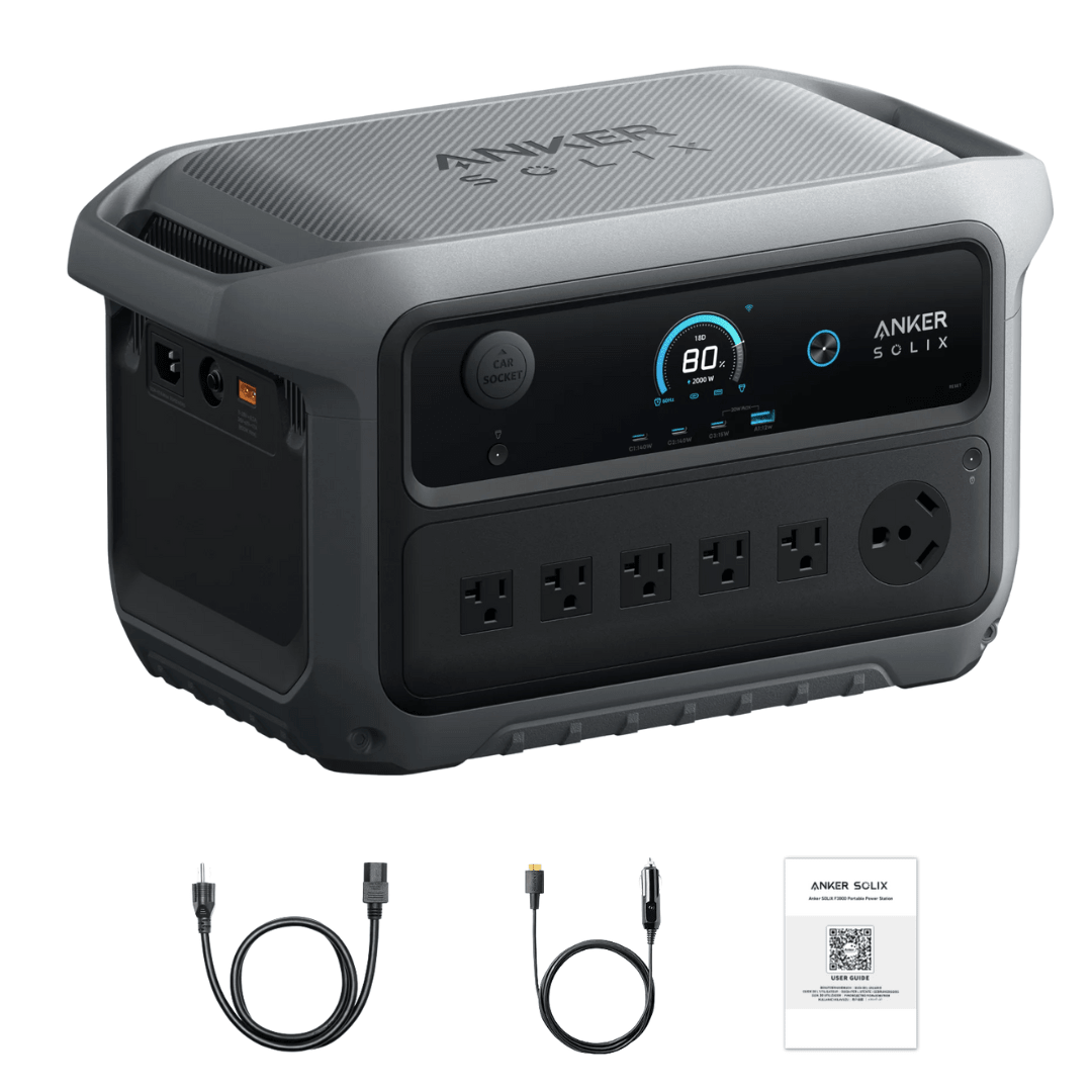 発電機・ポータブル電源 Anker Solix C2000 Gen 2 Portable Power Anker SOLIX C2000 Gen 2 Portable Power Station - Off Grid Stores