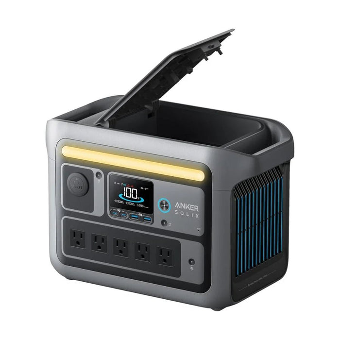 Anker SOLIX C800X Solar Generator + 100W Portable Solar Panel - Off Grid Stores