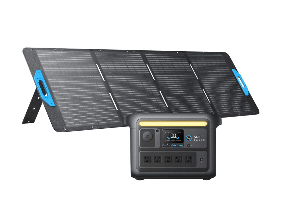 Anker SOLIX C800X Solar Generator + 200W Solar Panel - Off Grid Stores