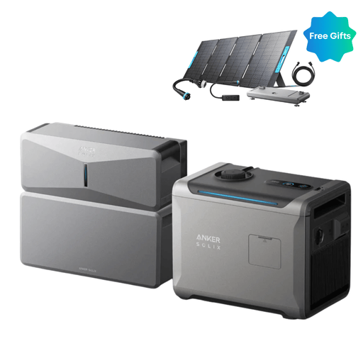 Anker SOLIX E10 Infinite Backup Kits | 6kWh - 24 kWh LiFePO4 Battery | 5X Backup Time | Smart Control & Outdoor - Ready - Off Grid Stores