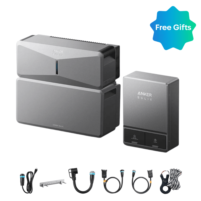 Anker SOLIX E10 Manual Backup Kit | 6 kWh - 12 kWh LiFePO4 Battery | 10 - 30 kW Turbo Output | Smart Grid & Storm - Guard - Off Grid Stores
