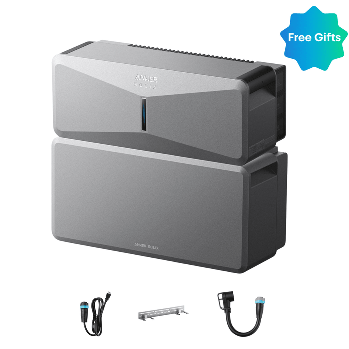 Anker SOLIX E10 Whole Home Backup System | 6 kWh - 30 kWh LiFePO4 Battery | 10 - 30 kW Turbo Output | Smart Grid & Storm - Guard - Off Grid Stores