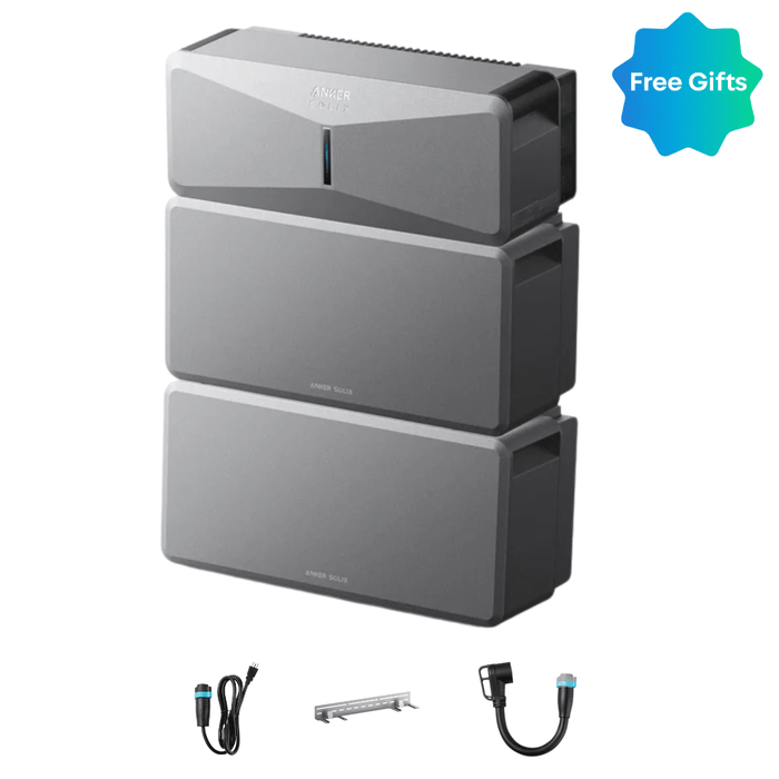 Anker SOLIX E10 Whole Home Backup System | 6 kWh - 30 kWh LiFePO4 Battery | 10 - 30 kW Turbo Output | Smart Grid & Storm - Guard - Off Grid Stores