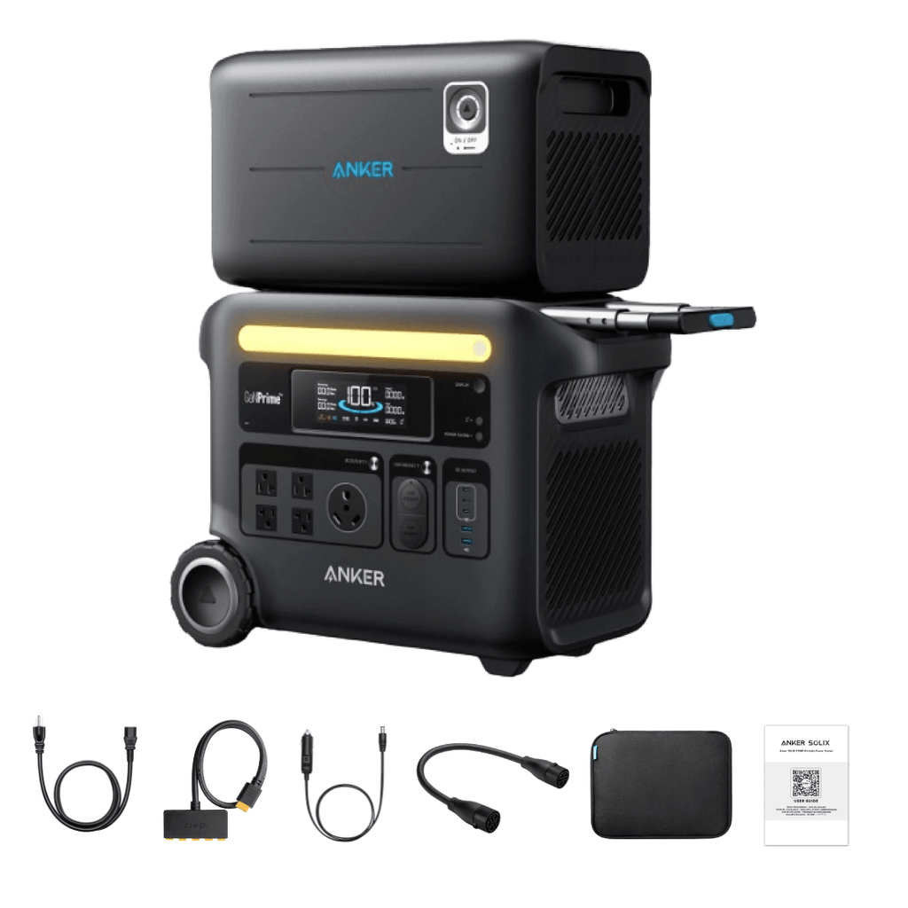 Anker SOLIX F2600 with Expansion Battery - 5120Wh | 2400W - Off