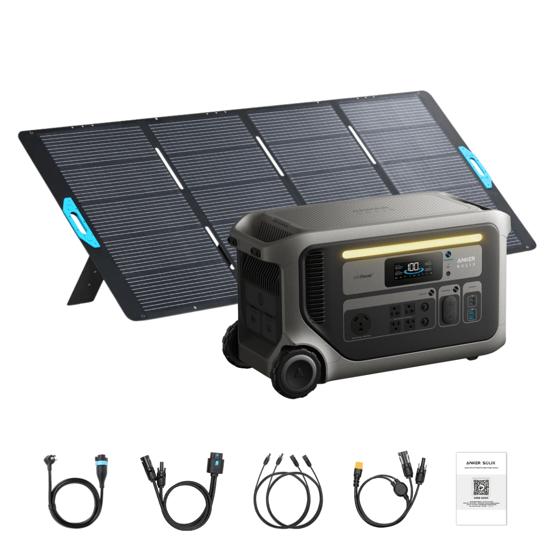 Anker SOLIX F3000 Portable Power Station + 400W Solar Panel