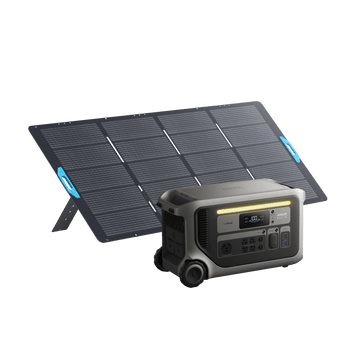 Anker SOLIX F3000 Solar Generator + 400W Portable Solar Panel Kits