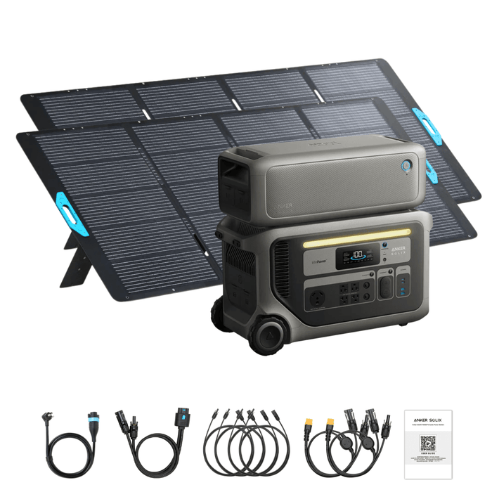 Anker SOLIX F3000 Solar Generator + Expansion Batteries - Off Grid Stores