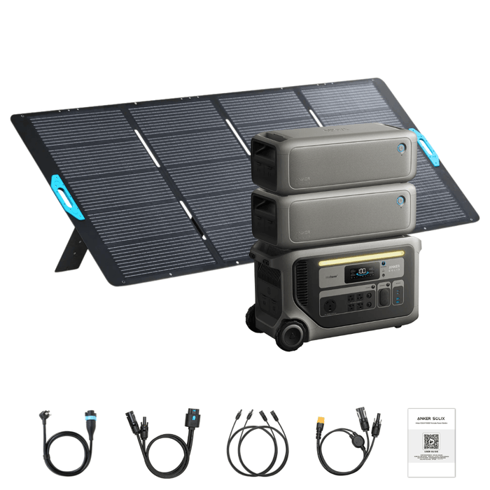 Anker SOLIX F3000 Solar Generator + Expansion Batteries - Off Grid Stores