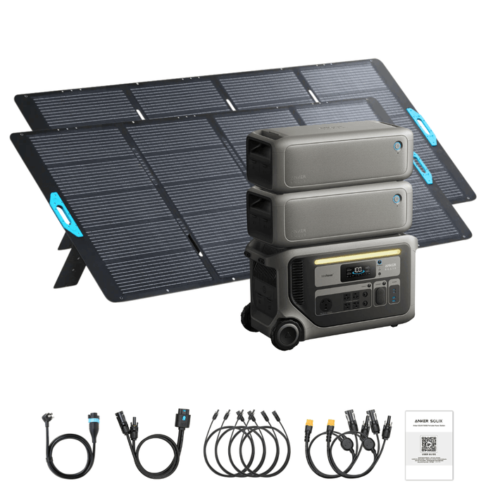 Anker SOLIX F3000 Solar Generator + Expansion Batteries - Off Grid Stores