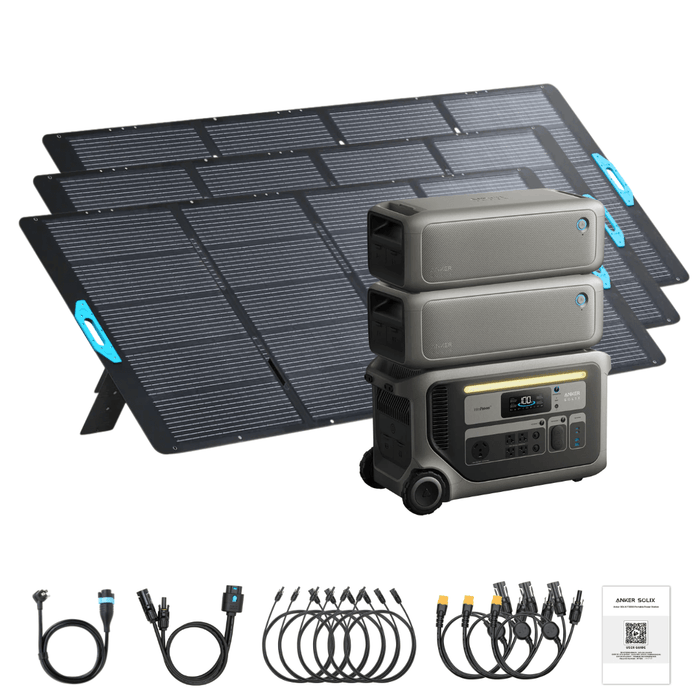 Anker SOLIX F3000 Solar Generator + Expansion Batteries - Off Grid Stores