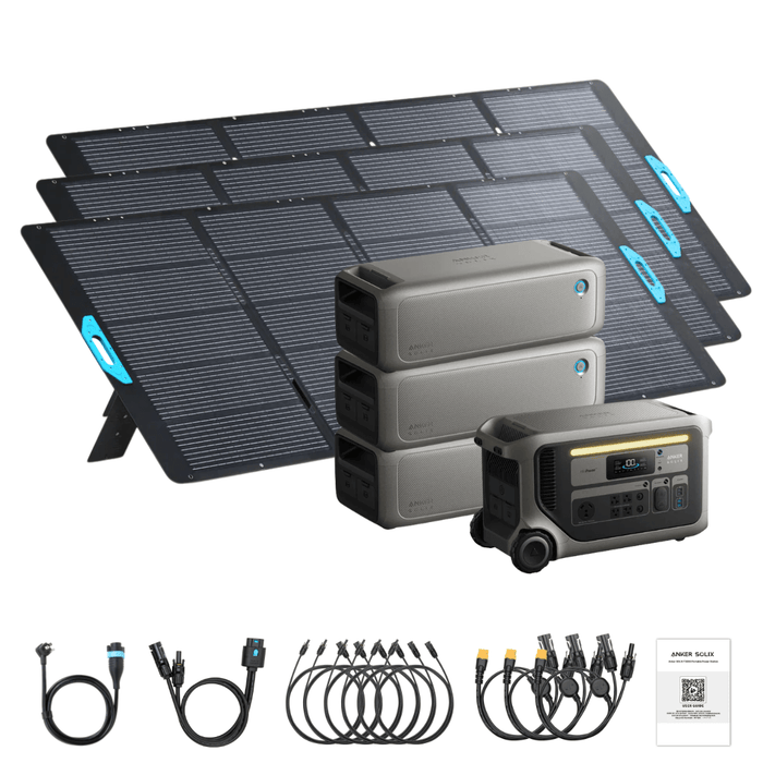 Anker SOLIX F3000 Solar Generator + Expansion Batteries - Off Grid Stores