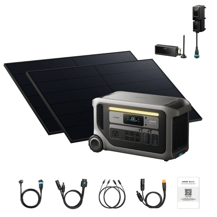 Anker SOLIX F3000 + Solar Panels + Power Saver Kit - Off Grid Stores