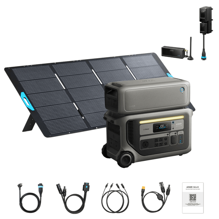 Anker SOLIX F3000 + Solar Panels + Power Saver Kit - Off Grid Stores